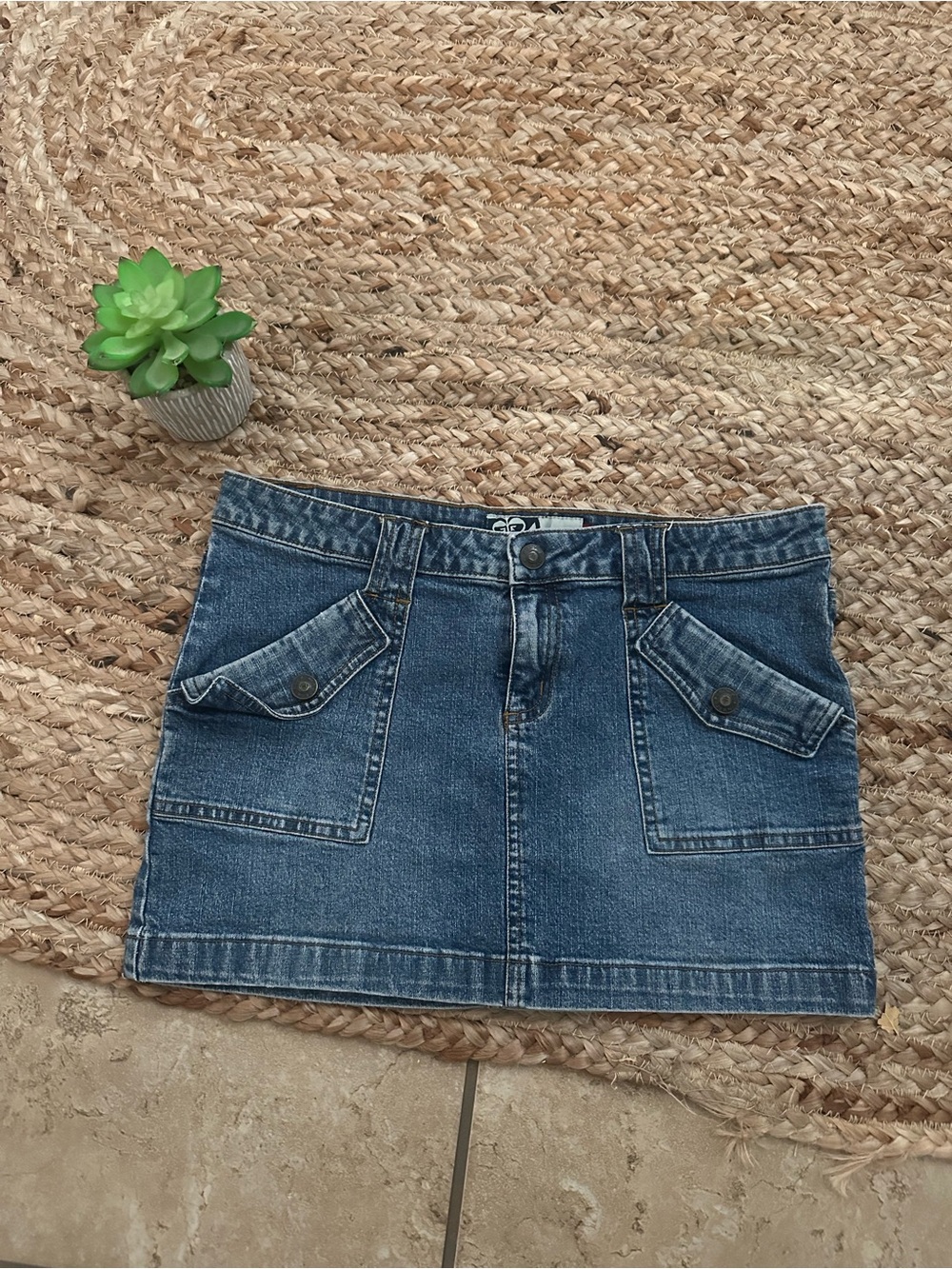 VINTAGE ROXY DENIM SKIRT